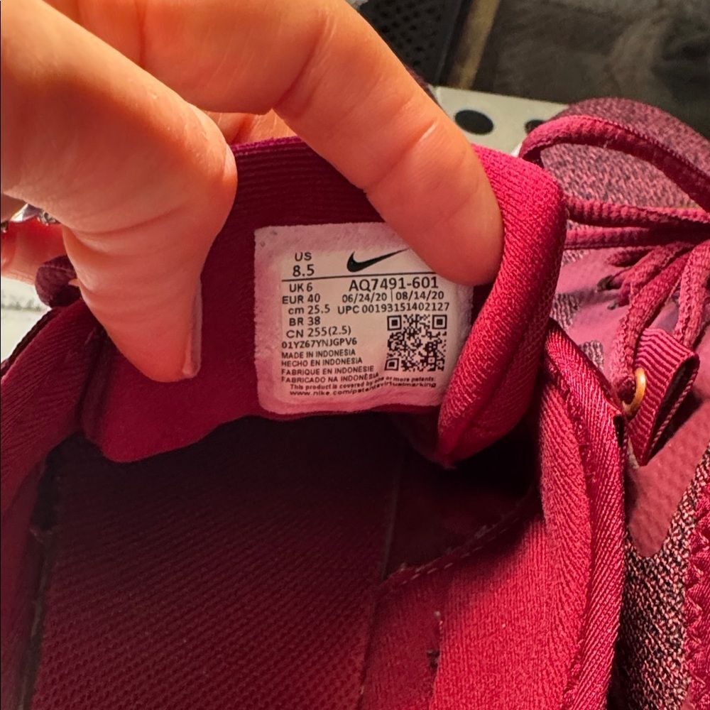 Nike Flex Trainer 9 cross-training shoes Team Red/Metallic Copper color size 8.5 - Picture 4 of 5